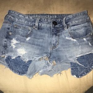 Short jean shorts